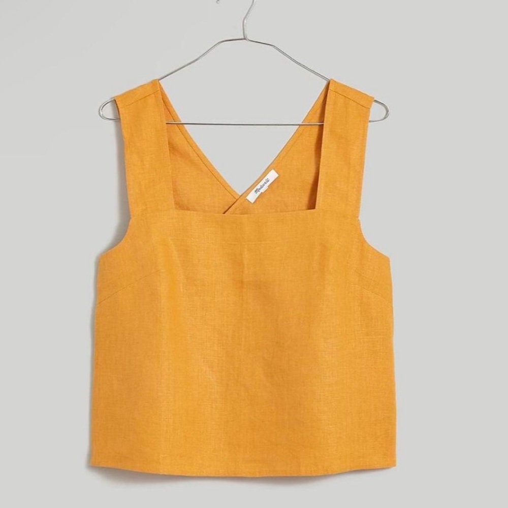 Madewell Linen tank top